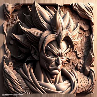 3D model Son Goku Kakarrot FROM Dragon Pearl (STL)